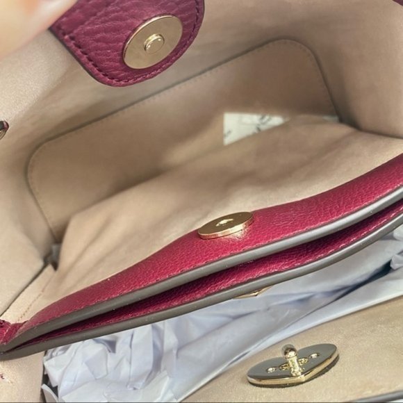 Kate Spade Marti Shoulder Crossbody Bucket Bag in Blackberry Preserve - Picture 13 of 13